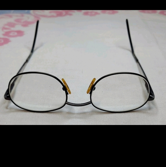 Vintagr Caravelle by Bulova Dublin Oval Titaniu Pewter Full Rim Frames - Picture 3 of 3